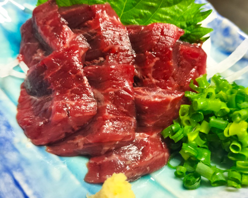 クジラ刺身