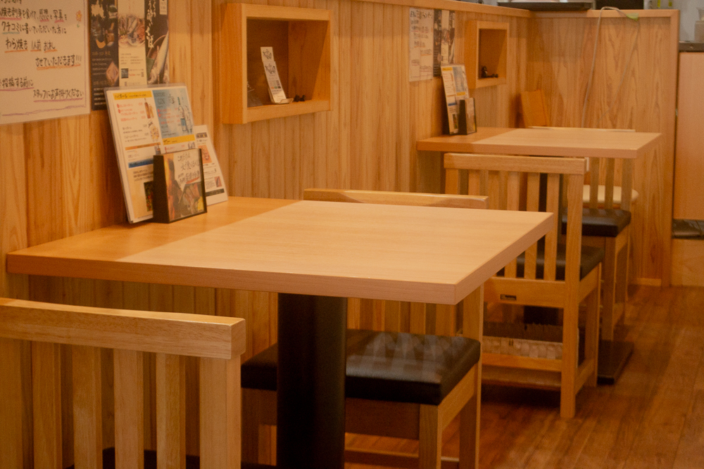 テーブル席　2名様席